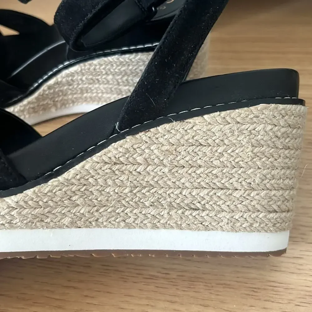 Womens Cole Haan Espadrille Wedge Ssandal Size 6.5
